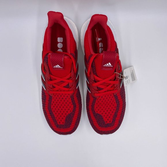 Adidas Ultraboost 2.0 DNA X PE Red Mens Shoes - Picture 4 of 8
